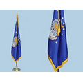 7' Pole & 3' x 5' Flag - Air Force Indoor Presentation Set